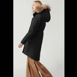 Canada Goose winter parka in Rossclair, Black, Small